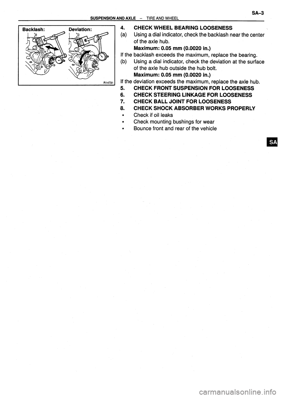 TOYOTA VERSO 1999  Repair Manual 