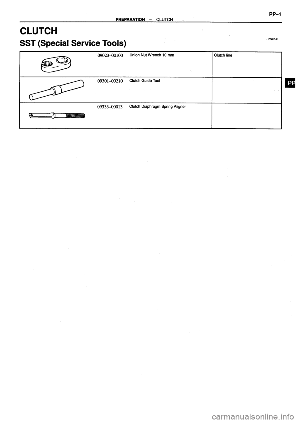 TOYOTA VERSO 1999  Repair Manual 