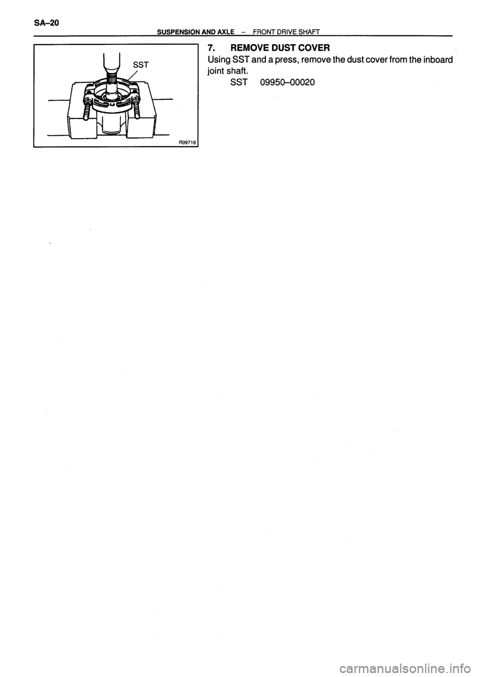 TOYOTA VERSO 1999  Repair Manual 