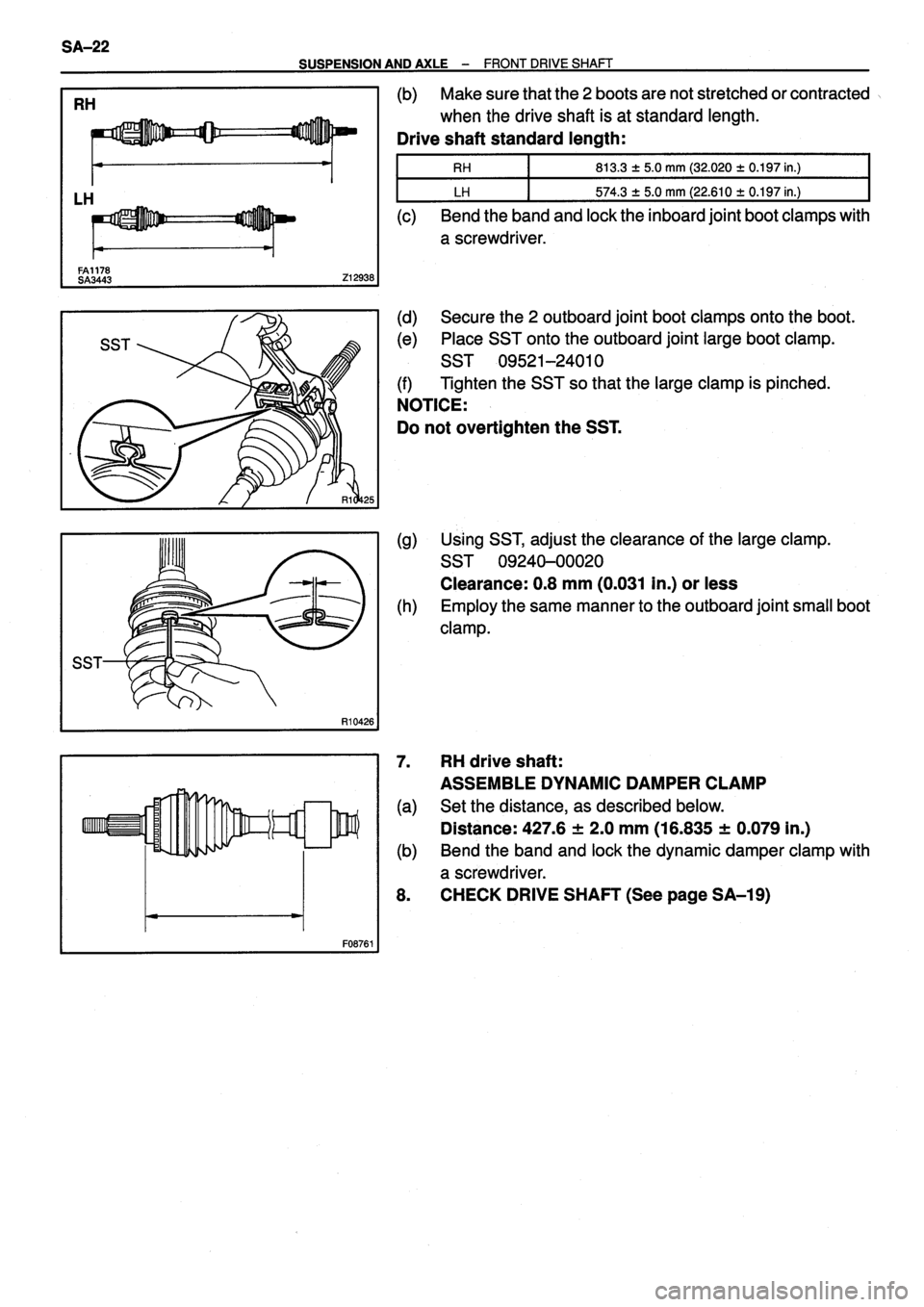 TOYOTA VERSO 1999  Repair Manual 