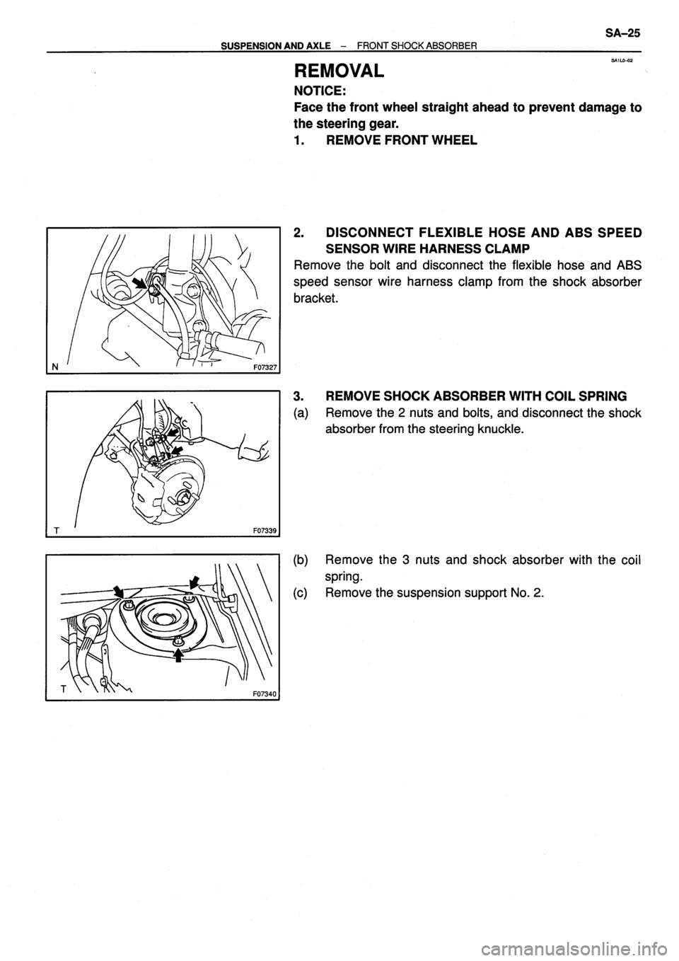 TOYOTA VERSO 1999  Repair Manual 