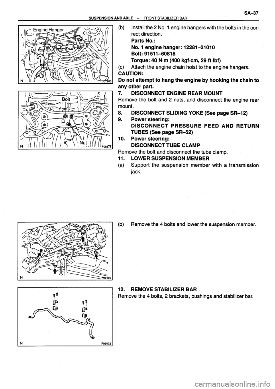 TOYOTA VERSO 1999  Repair Manual 