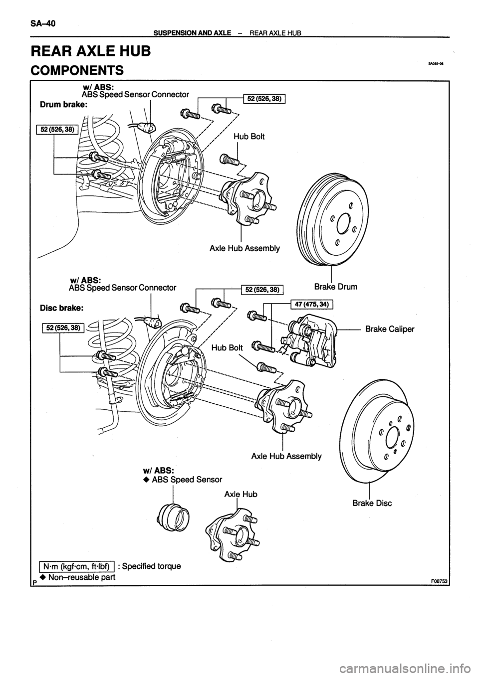 TOYOTA VERSO 1999  Repair Manual 