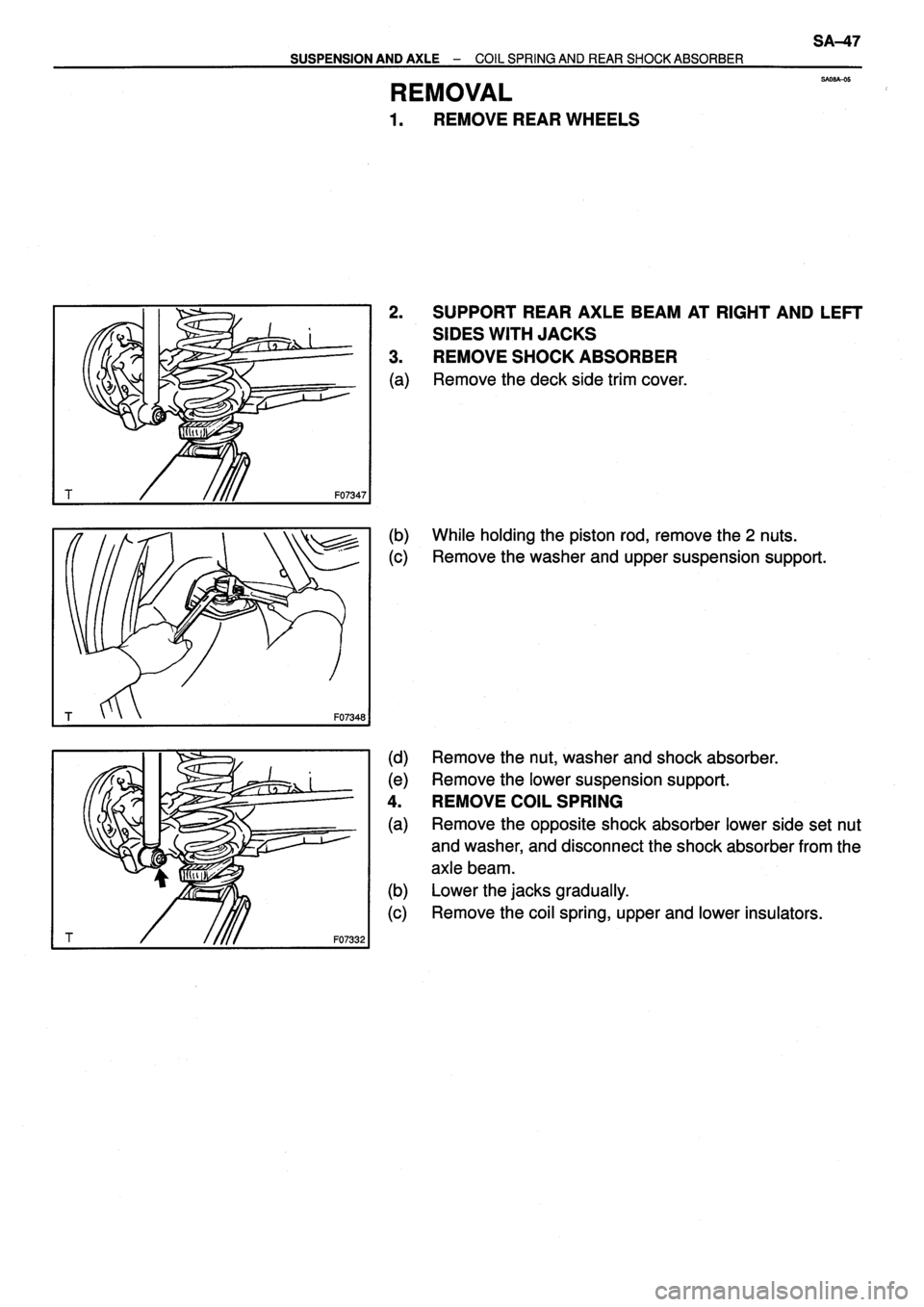 TOYOTA VERSO 1999  Repair Manual 
