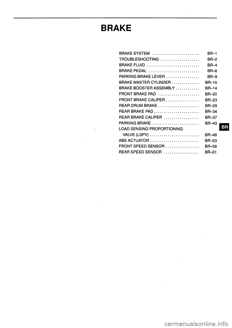 TOYOTA VERSO 1999  Repair Manual 