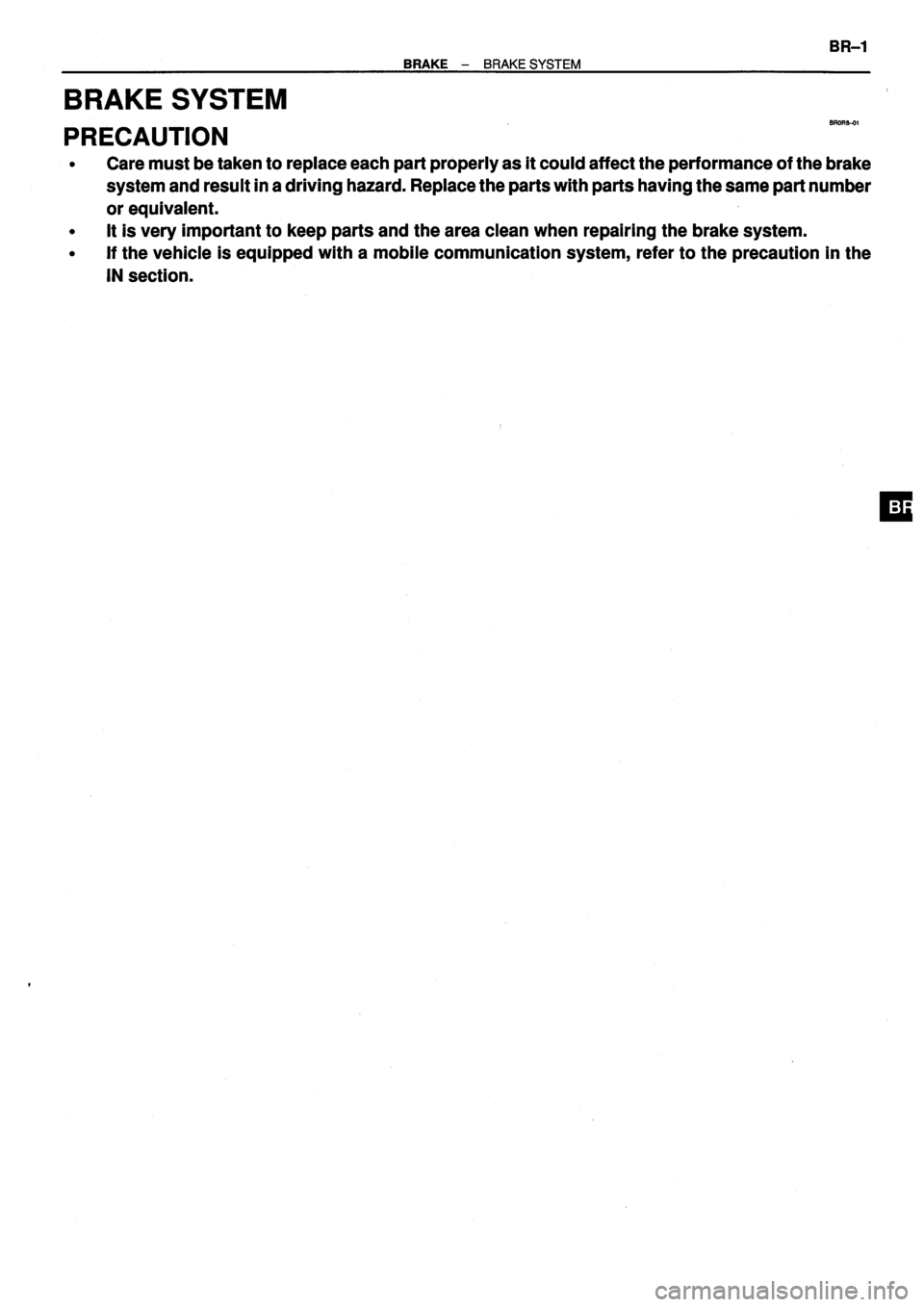TOYOTA VERSO 1999  Repair Manual 