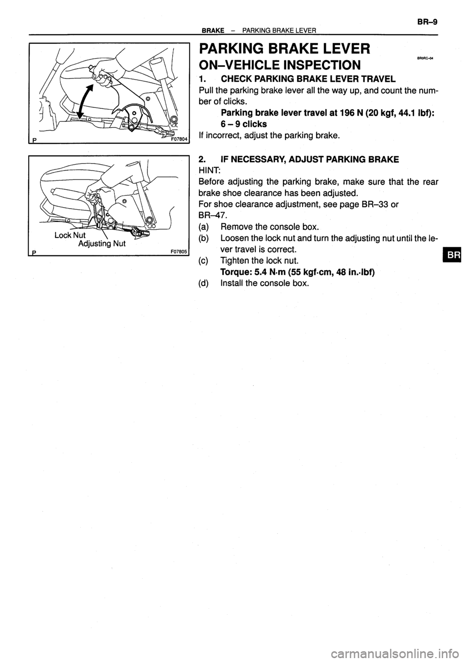 TOYOTA VERSO 1999  Repair Manual 