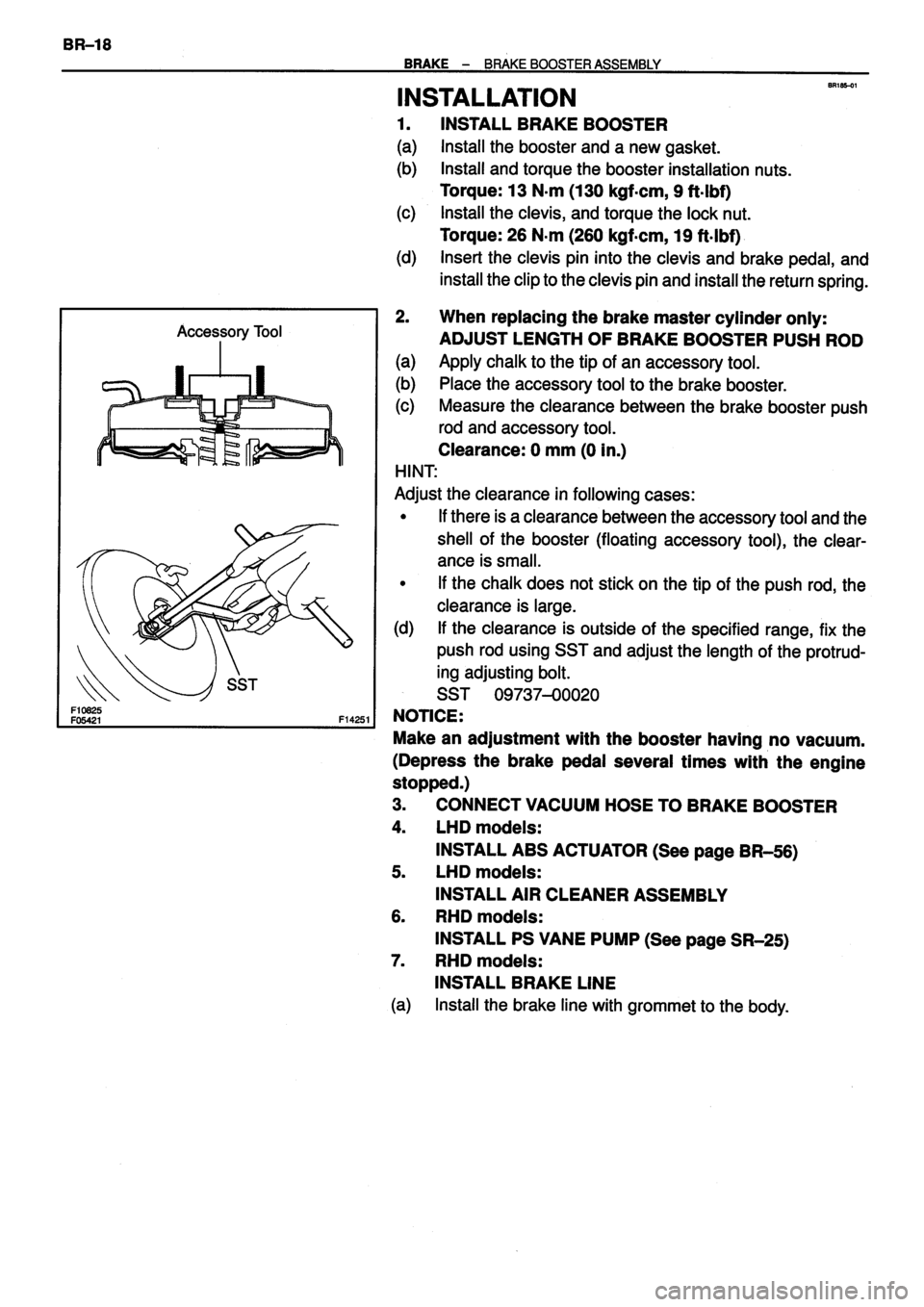 TOYOTA VERSO 1999  Repair Manual 