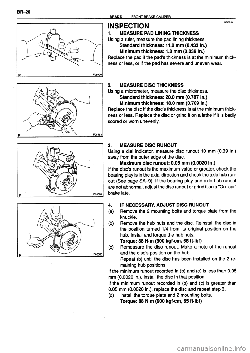 TOYOTA VERSO 1999  Repair Manual 