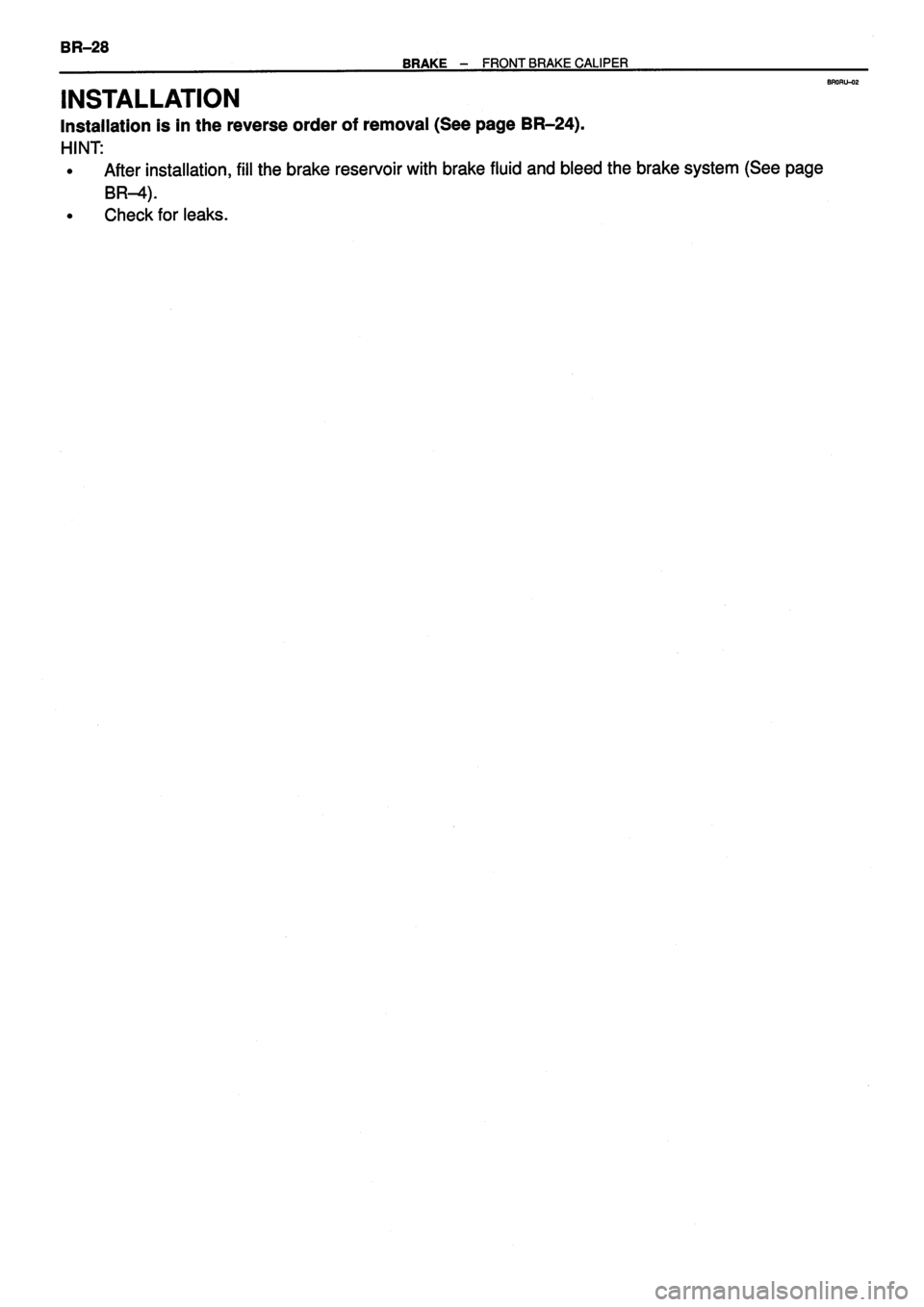TOYOTA VERSO 1999  Repair Manual 