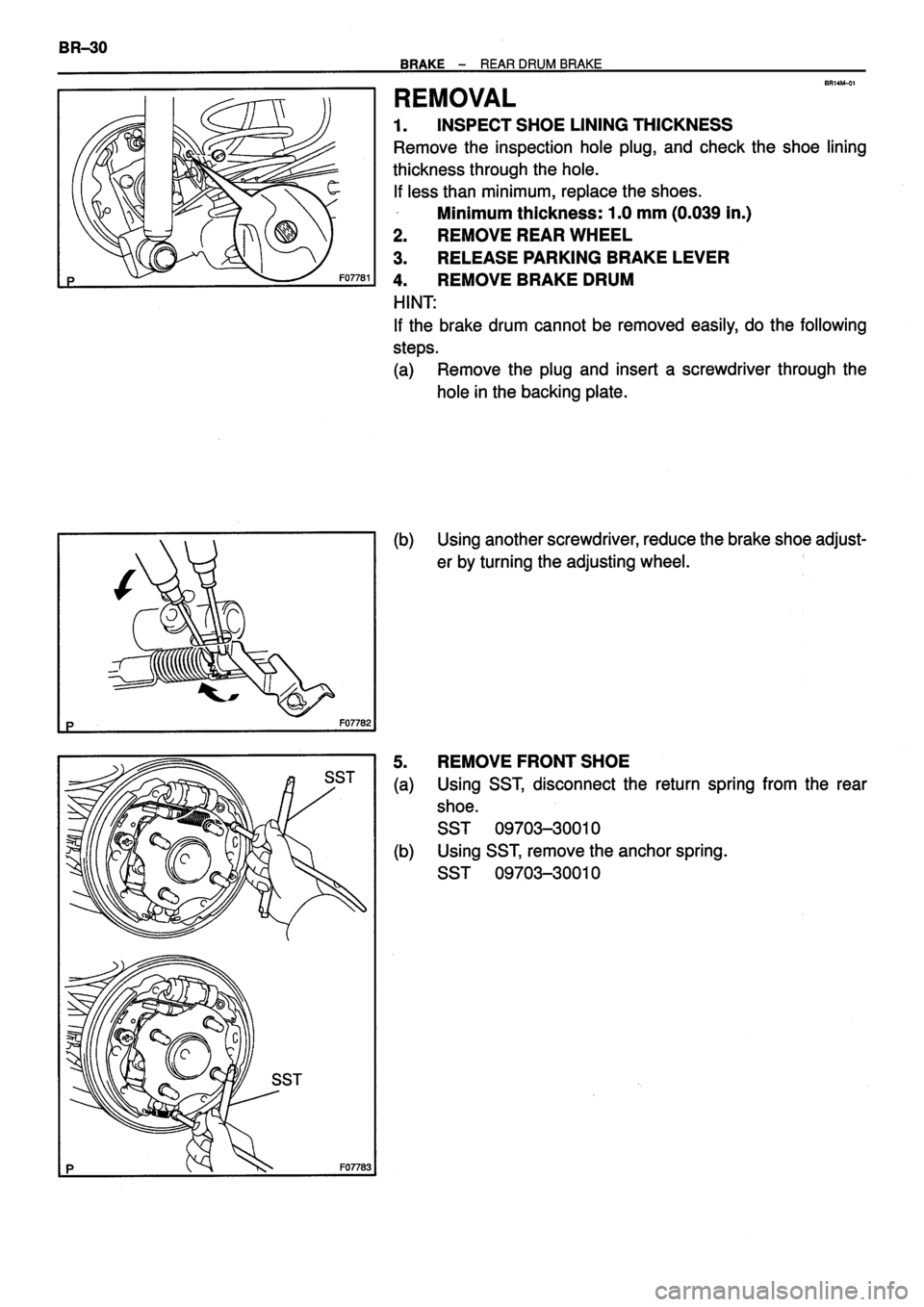 TOYOTA VERSO 1999  Repair Manual 