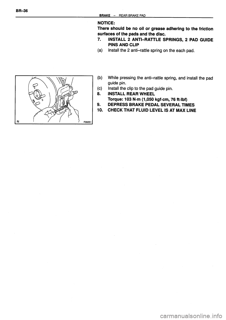 TOYOTA VERSO 1999  Repair Manual 