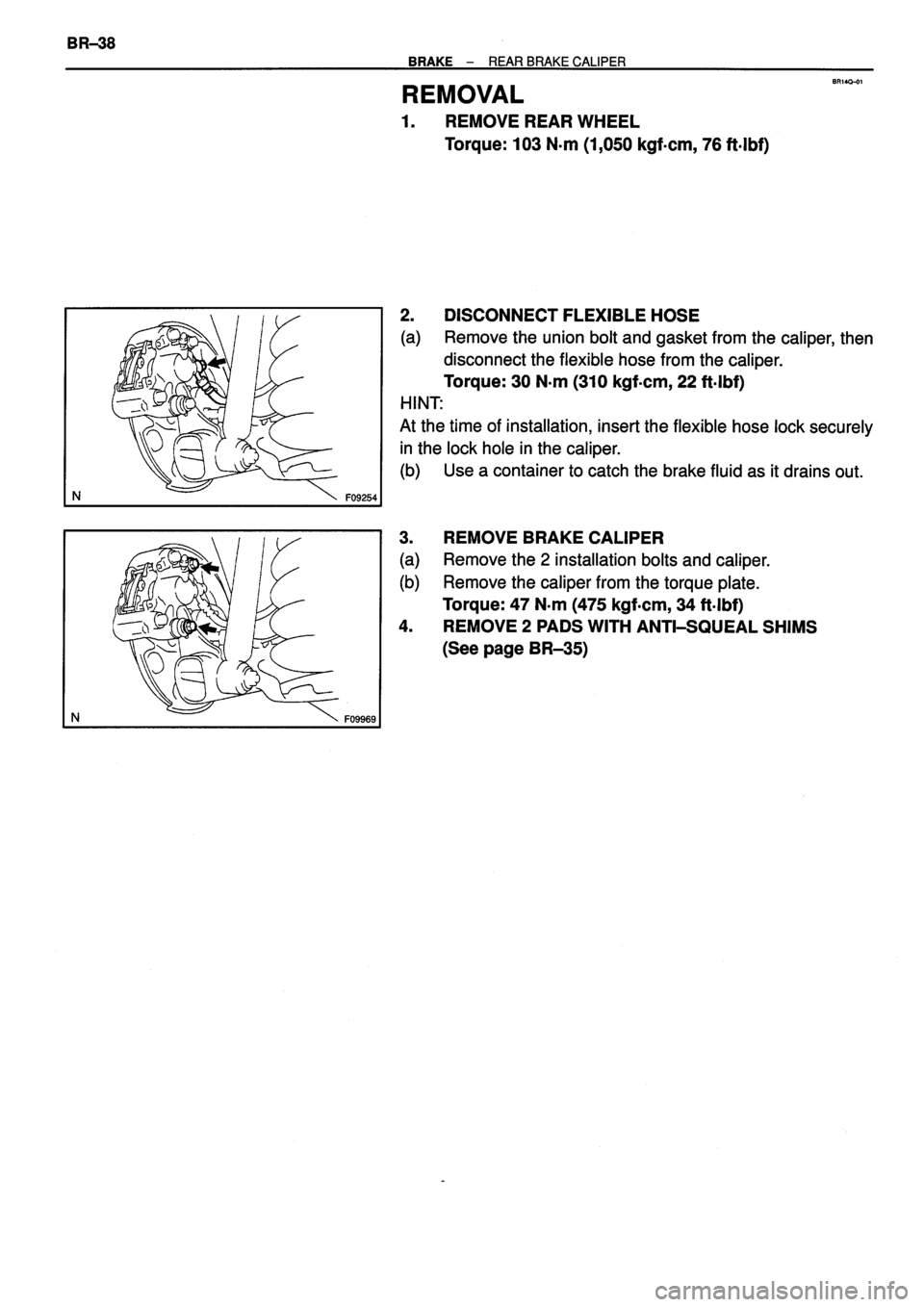 TOYOTA VERSO 1999  Repair Manual 