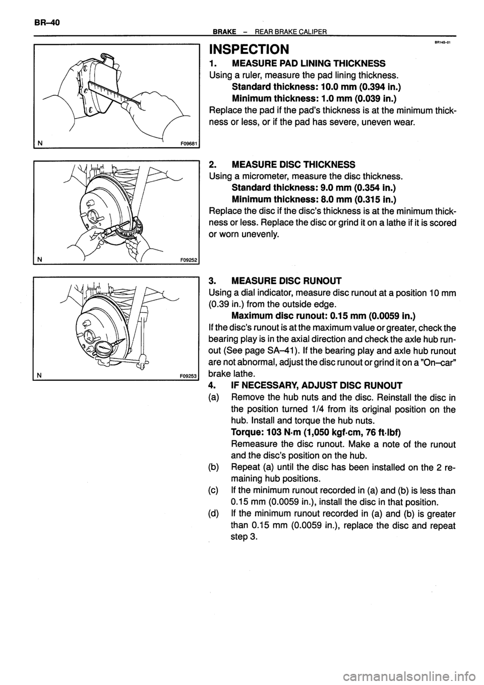 TOYOTA VERSO 1999  Repair Manual 