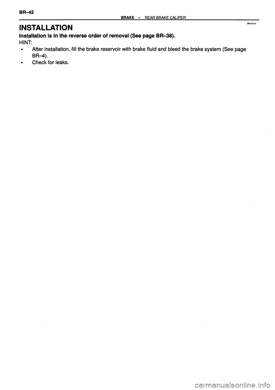 TOYOTA VERSO 1999  Repair Manual 