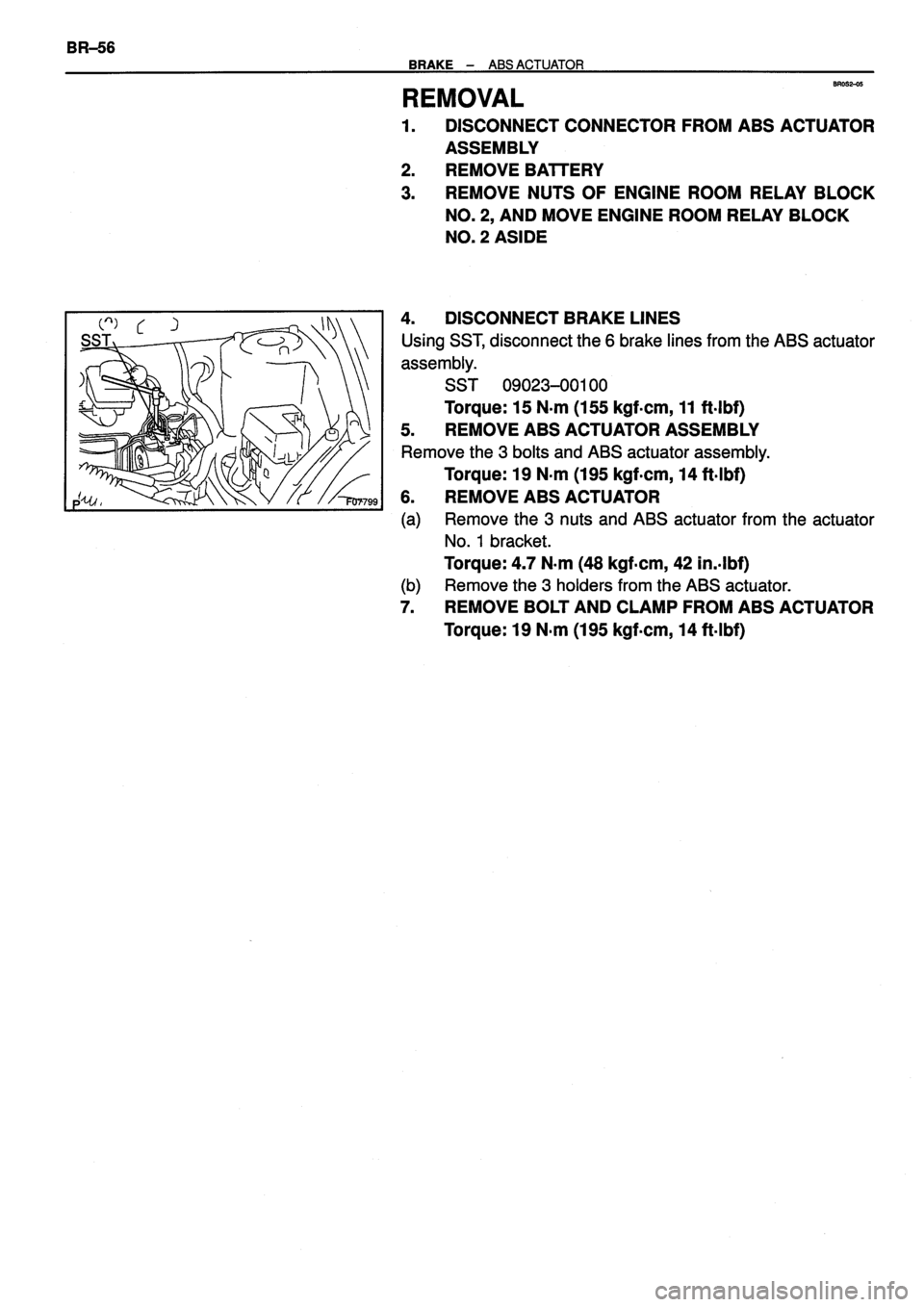 TOYOTA VERSO 1999  Repair Manual 