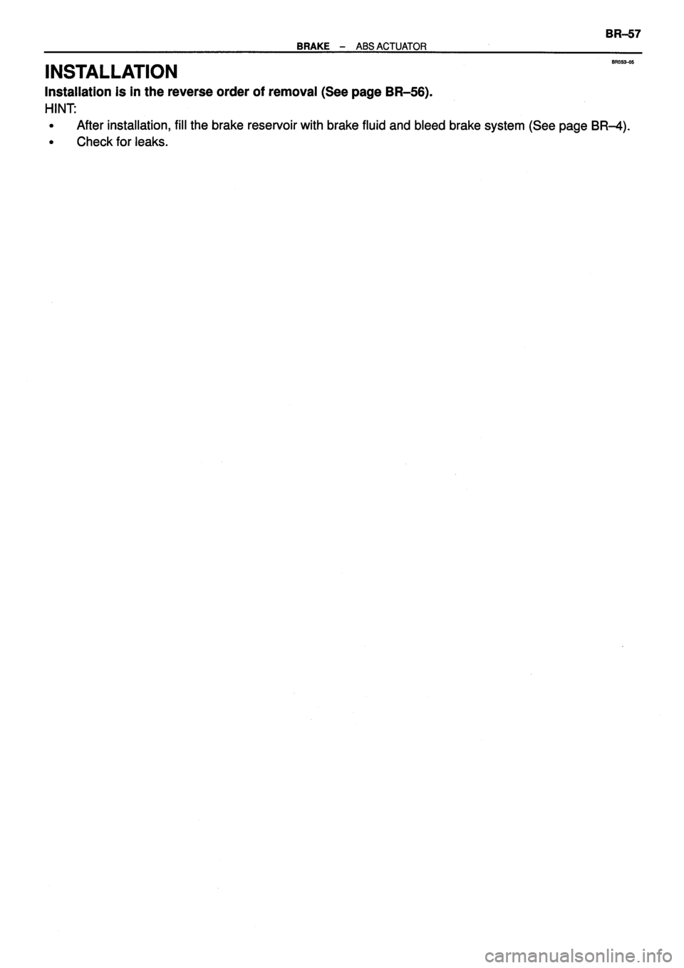 TOYOTA VERSO 1999  Repair Manual 