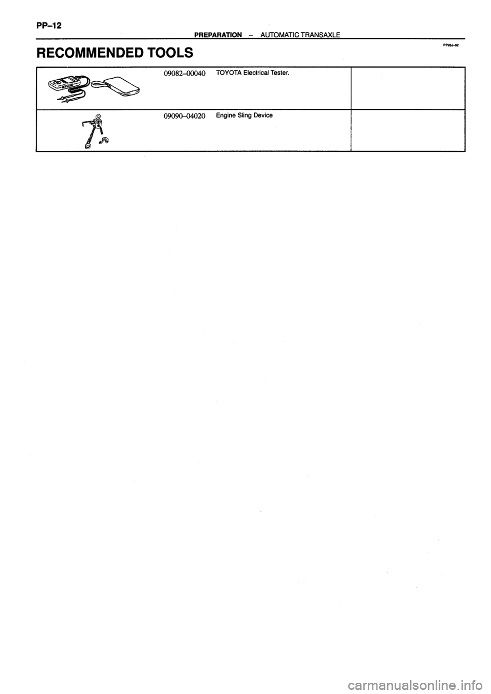 TOYOTA VERSO 1999  Repair Manual 