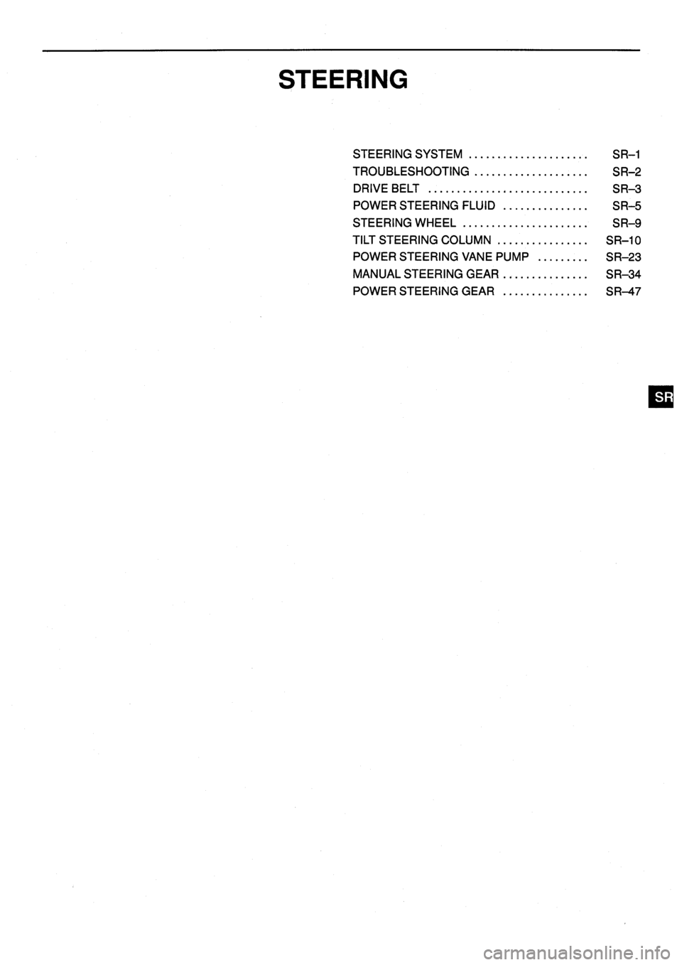 TOYOTA VERSO 1999  Repair Manual 