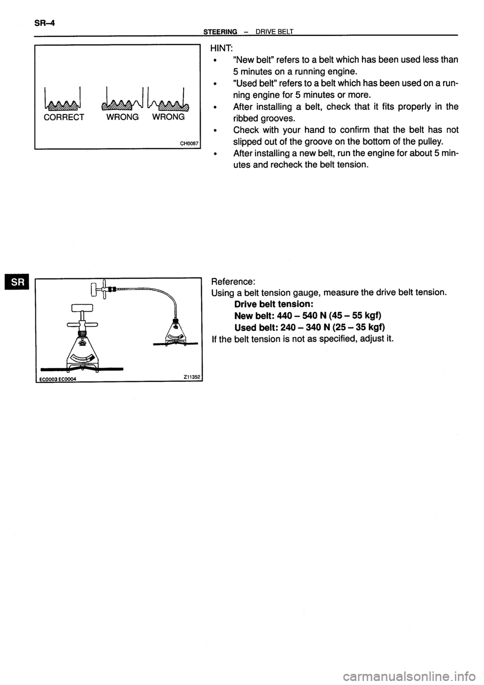TOYOTA VERSO 1999  Repair Manual 