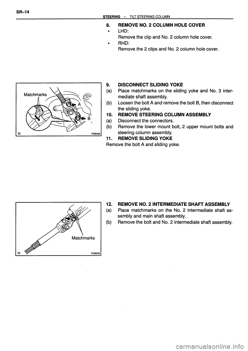 TOYOTA VERSO 1999  Repair Manual 