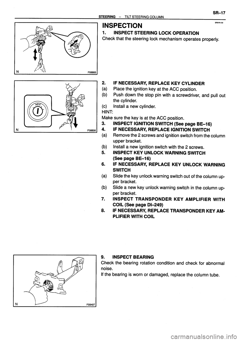 TOYOTA VERSO 1999  Repair Manual 