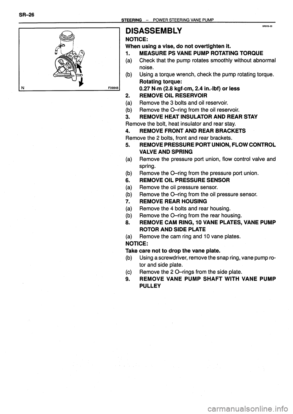 TOYOTA VERSO 1999  Repair Manual 