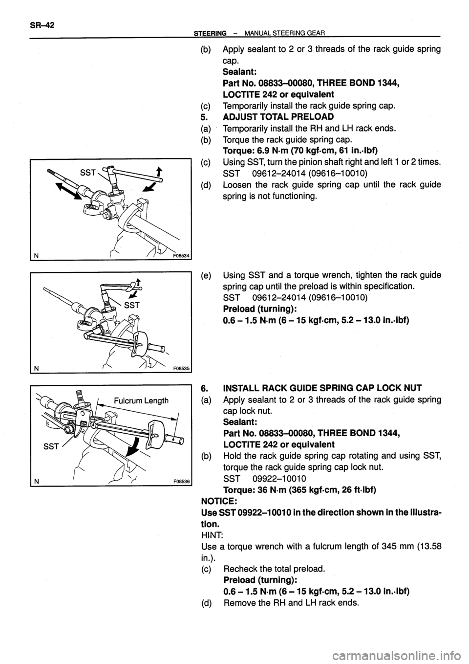 TOYOTA VERSO 1999  Repair Manual 