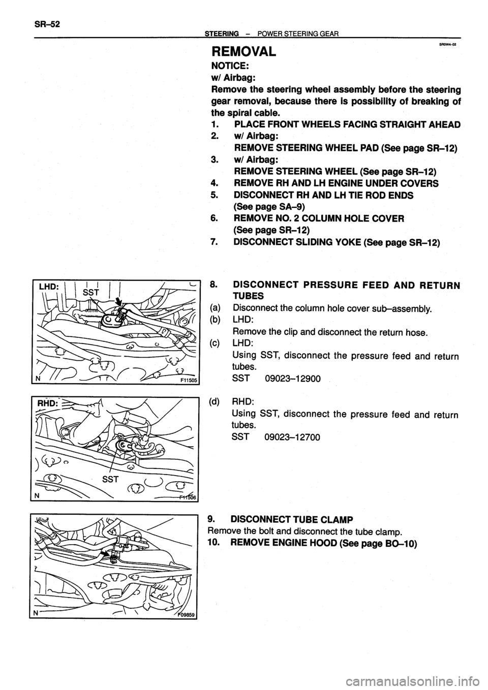 TOYOTA VERSO 1999  Repair Manual 