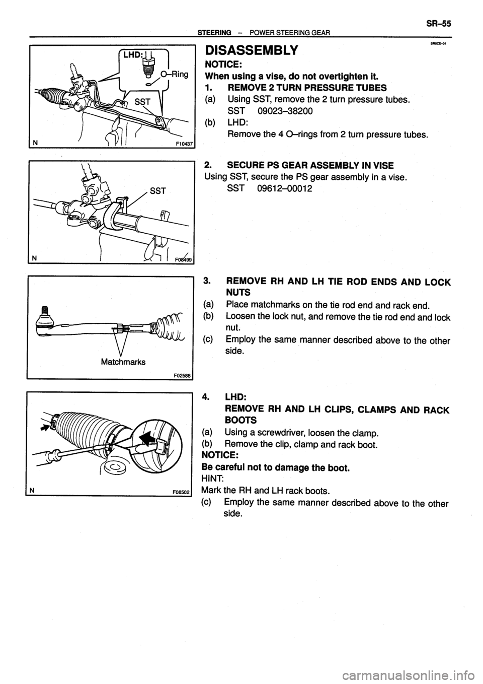 TOYOTA VERSO 1999  Repair Manual 
