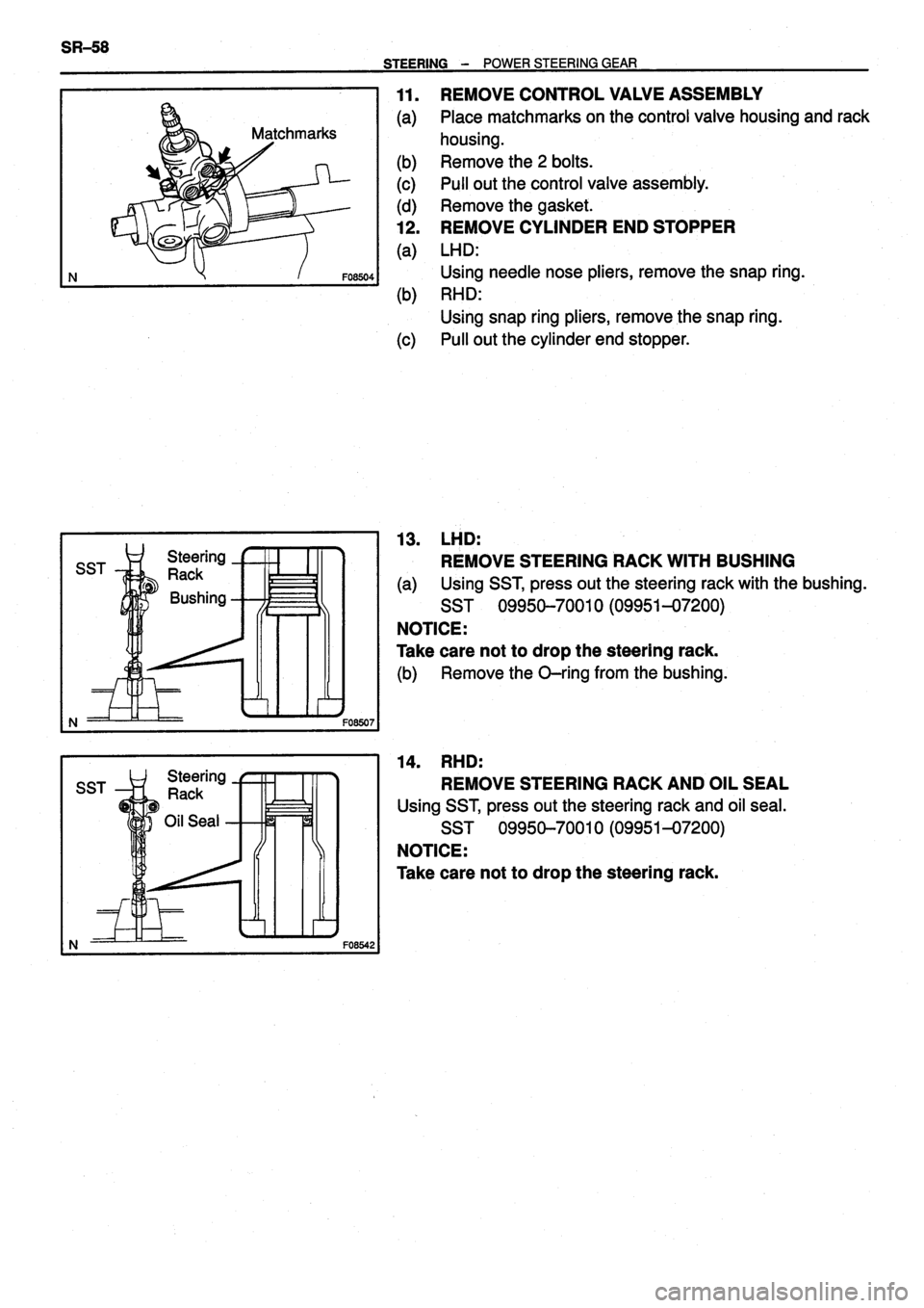 TOYOTA VERSO 1999  Repair Manual 