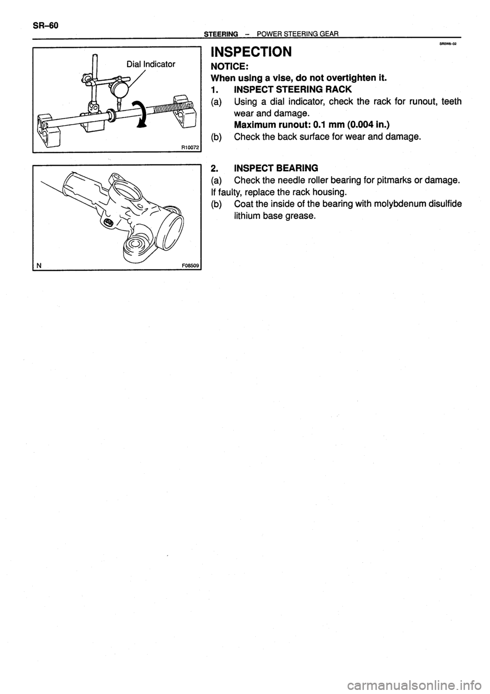 TOYOTA VERSO 1999  Repair Manual 