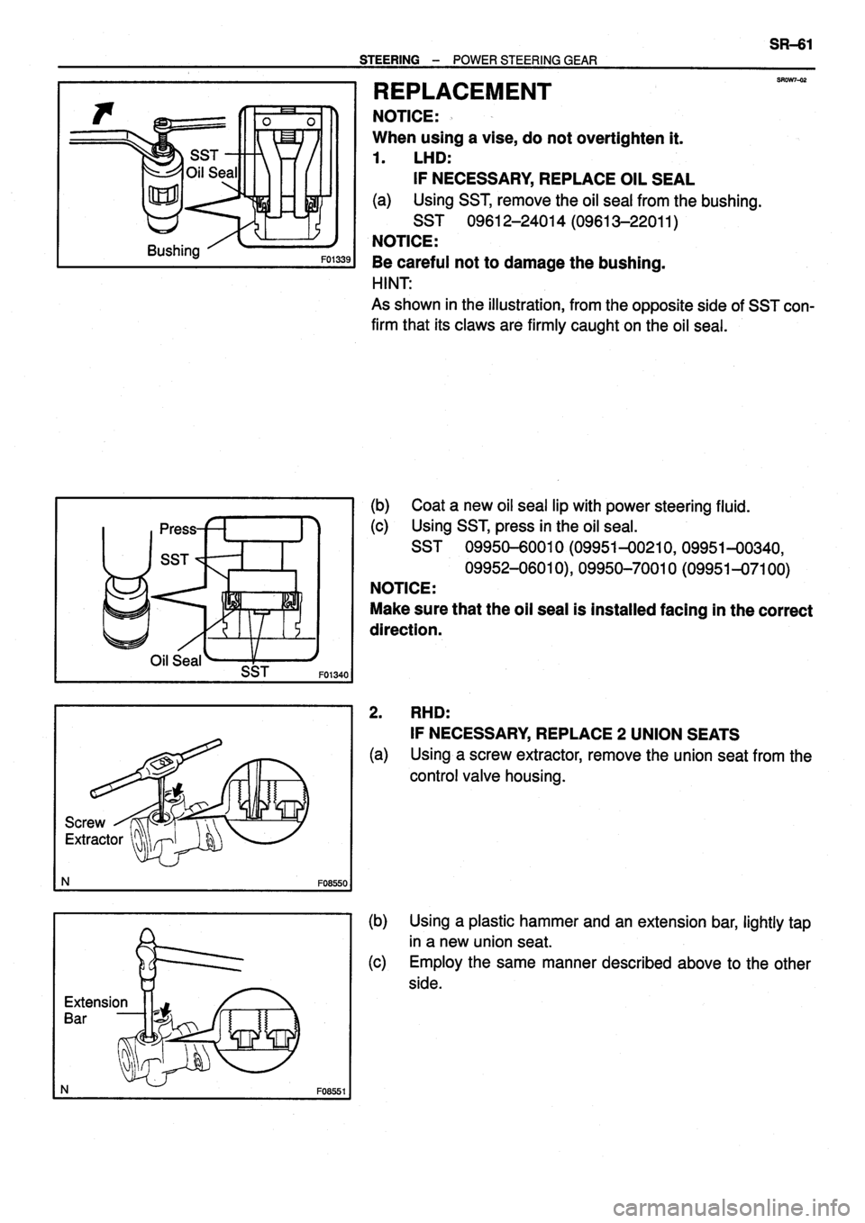 TOYOTA VERSO 1999  Repair Manual 