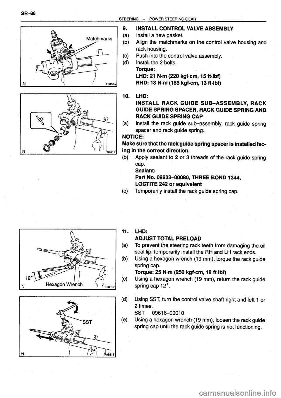 TOYOTA VERSO 1999  Repair Manual 