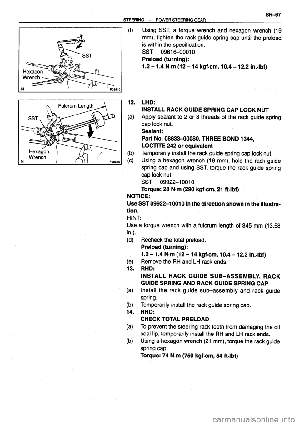 TOYOTA VERSO 1999  Repair Manual 
