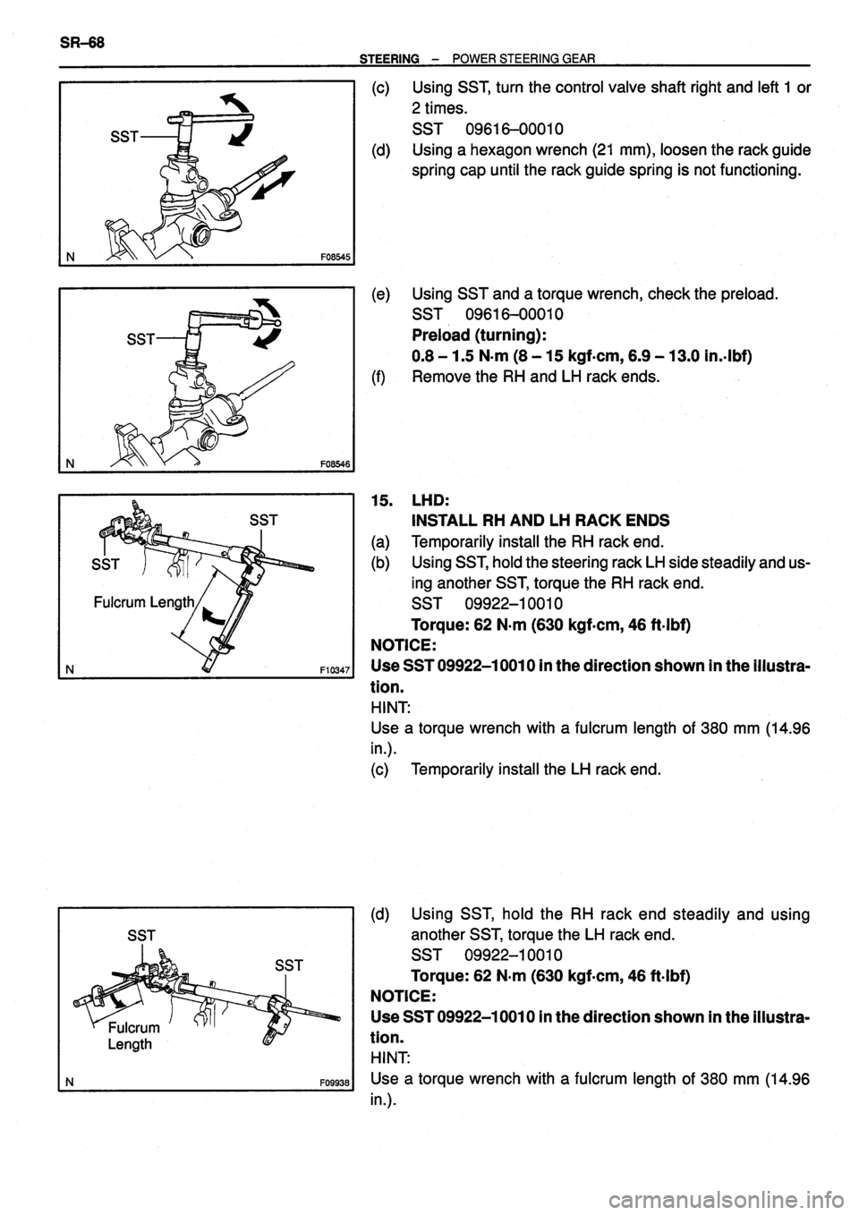 TOYOTA VERSO 1999  Repair Manual 