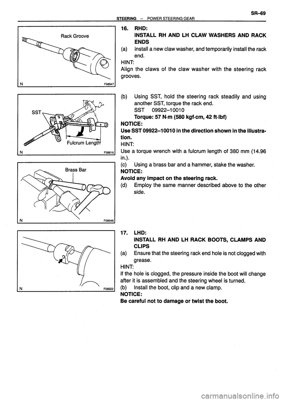 TOYOTA VERSO 1999  Repair Manual 