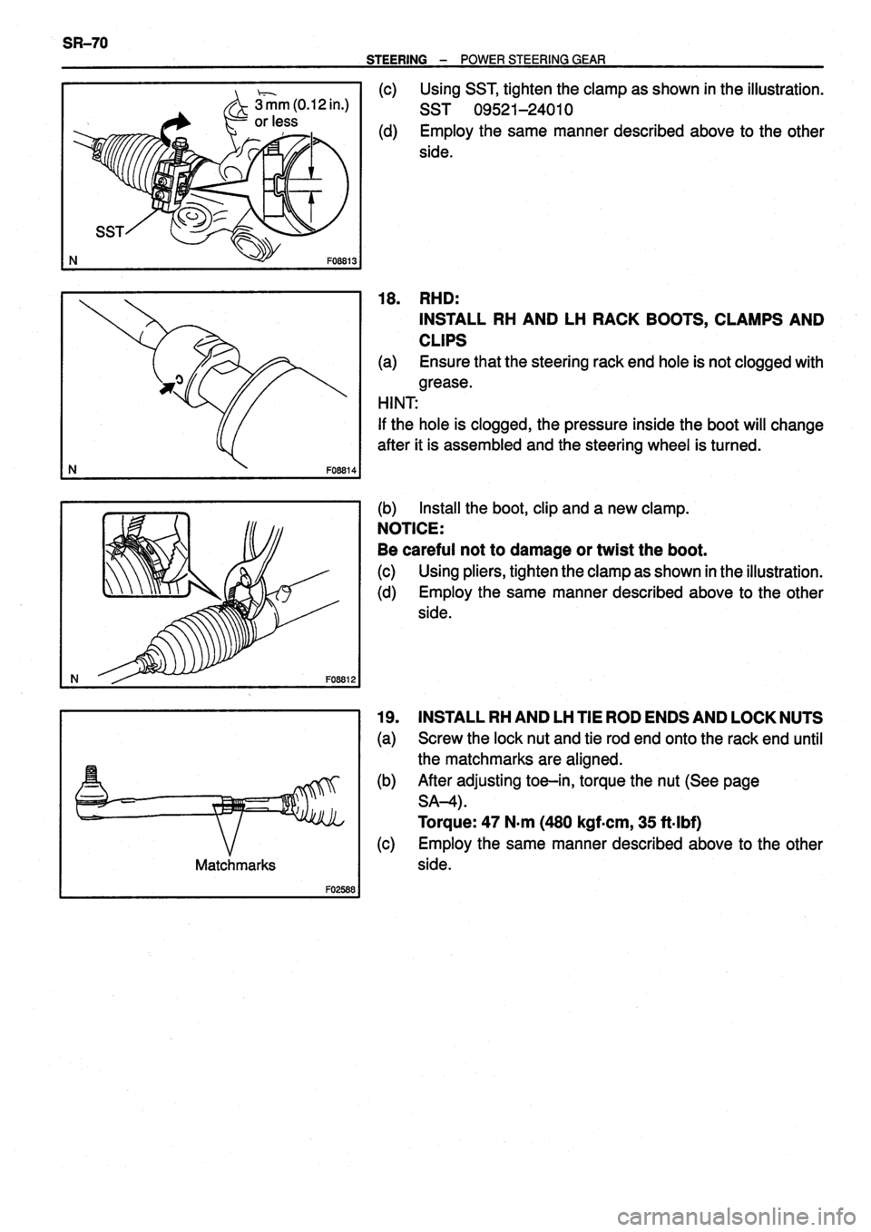 TOYOTA VERSO 1999  Repair Manual 
