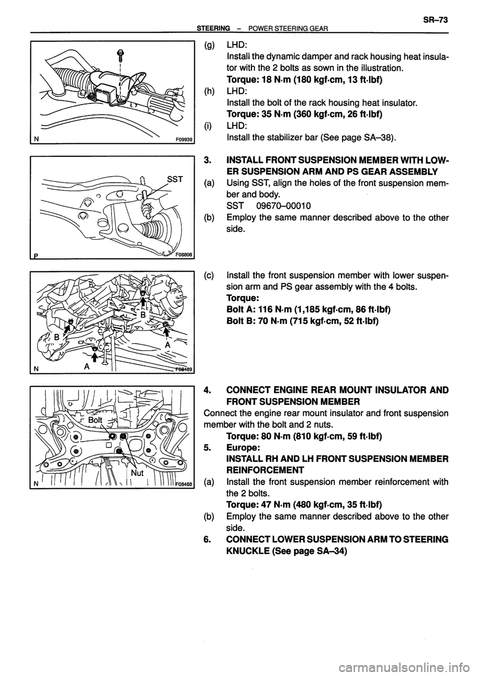 TOYOTA VERSO 1999  Repair Manual 