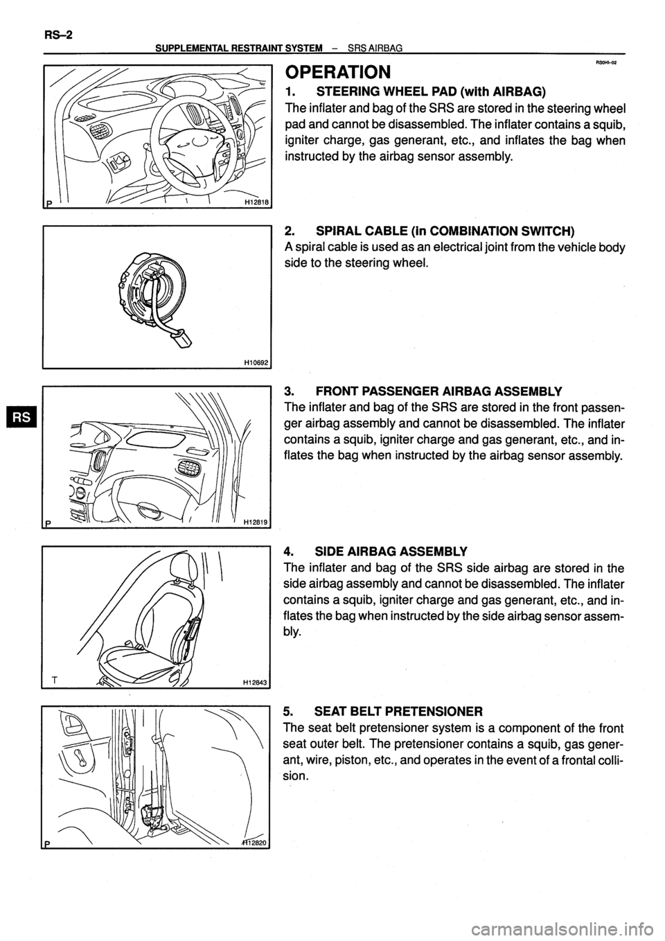 TOYOTA VERSO 1999  Repair Manual 