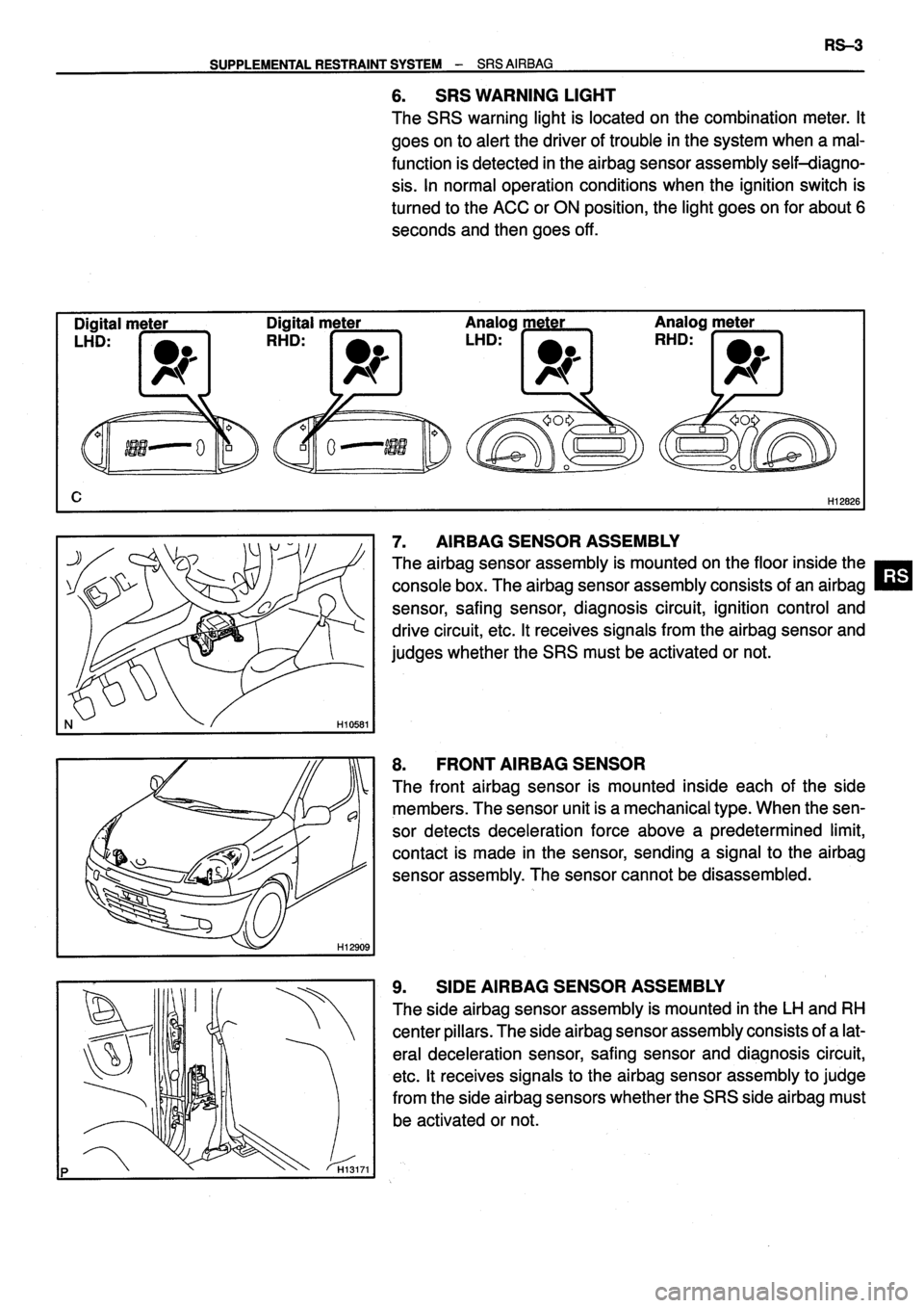 TOYOTA VERSO 1999  Repair Manual 