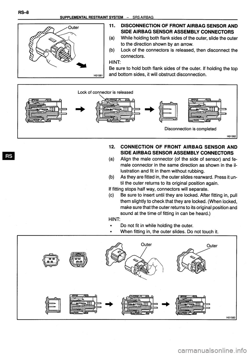 TOYOTA VERSO 1999  Repair Manual 