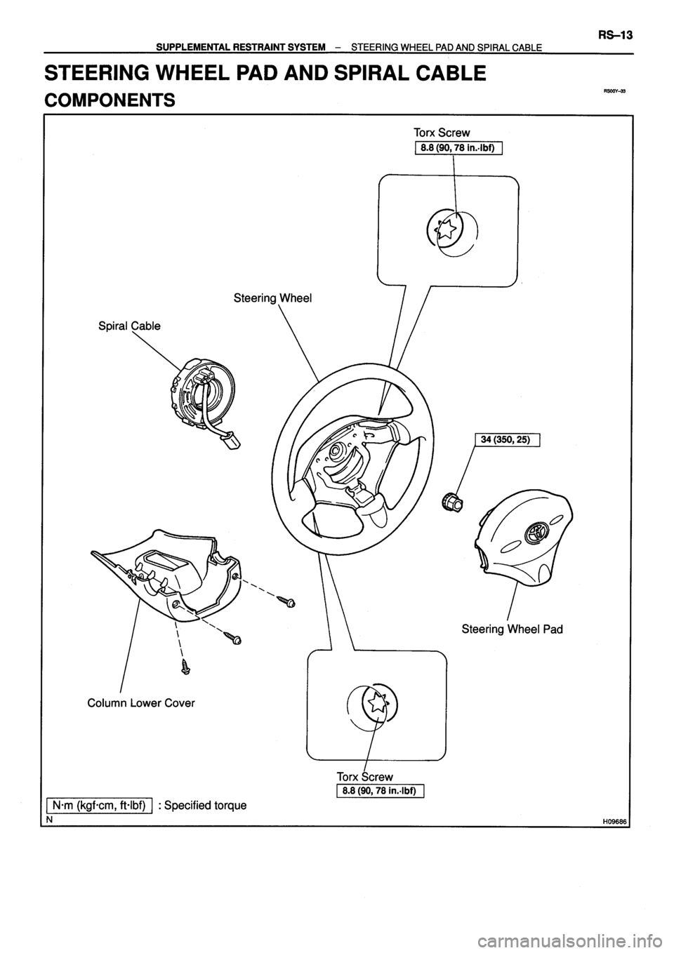 TOYOTA VERSO 1999  Repair Manual 