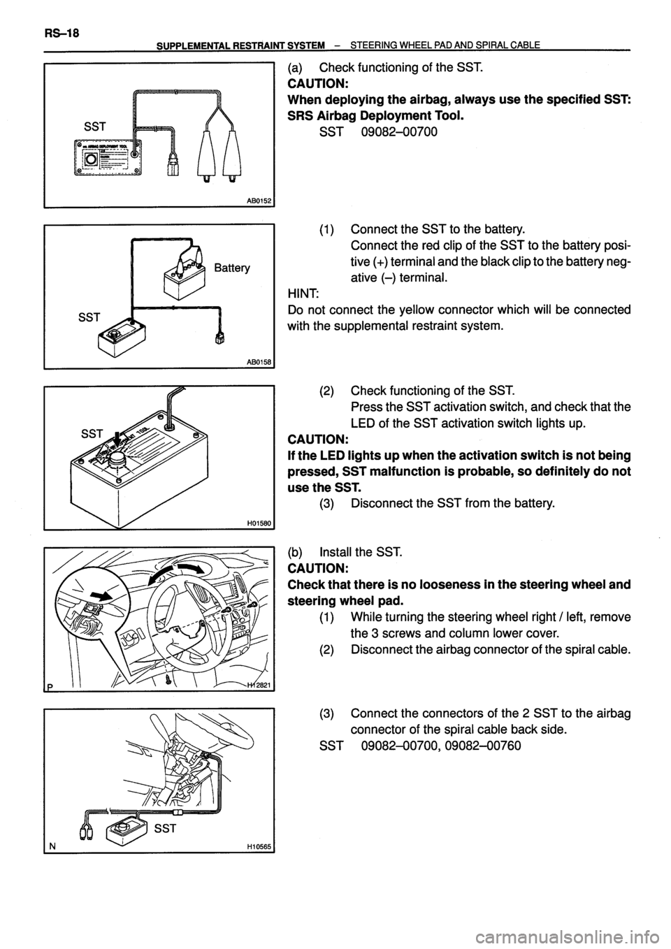 TOYOTA VERSO 1999  Repair Manual 