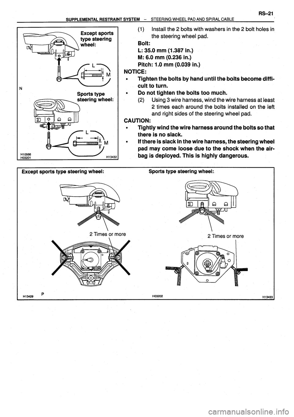 TOYOTA VERSO 1999  Repair Manual 