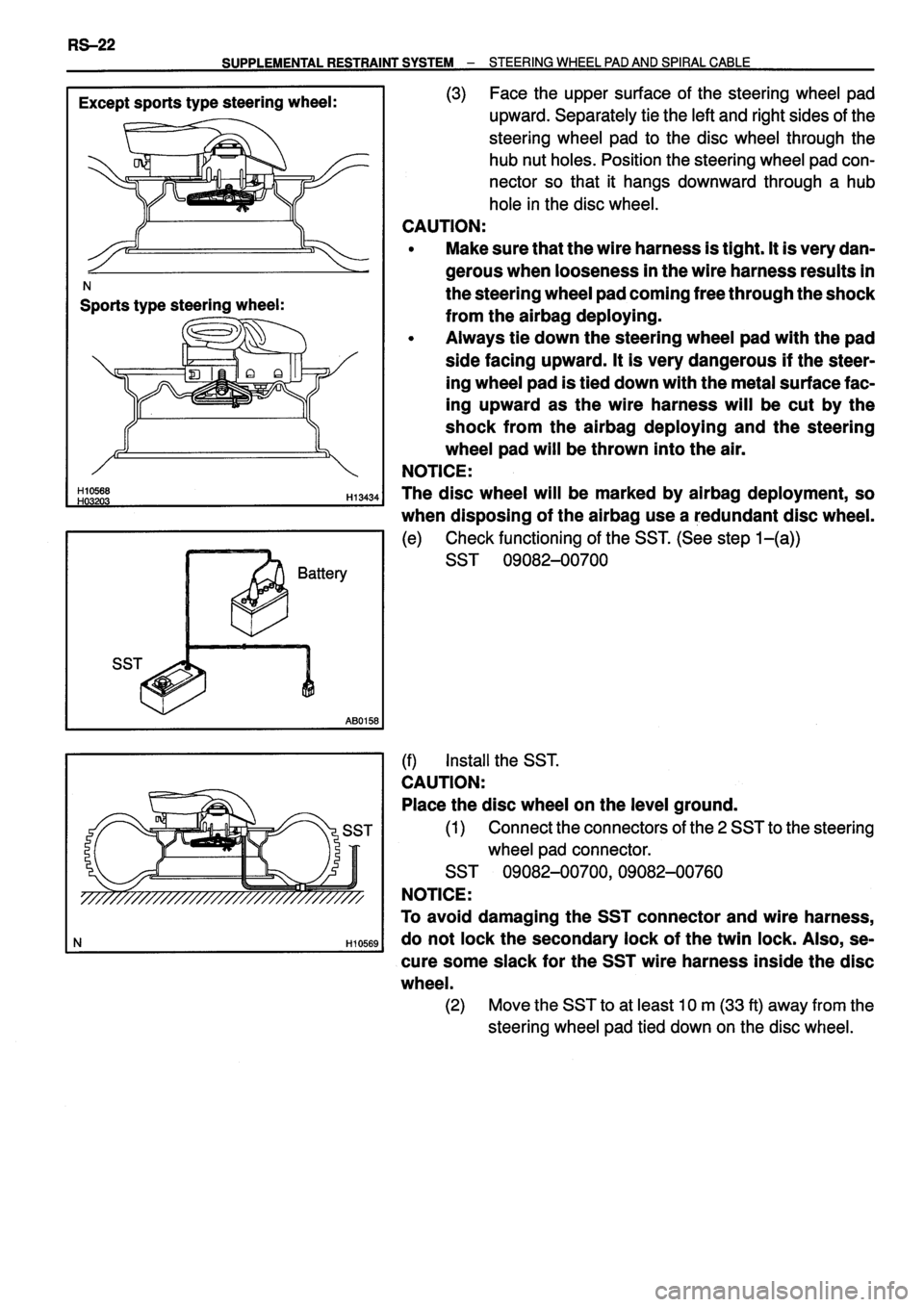 TOYOTA VERSO 1999  Repair Manual 