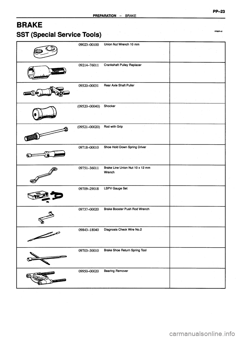 TOYOTA VERSO 1999  Repair Manual 