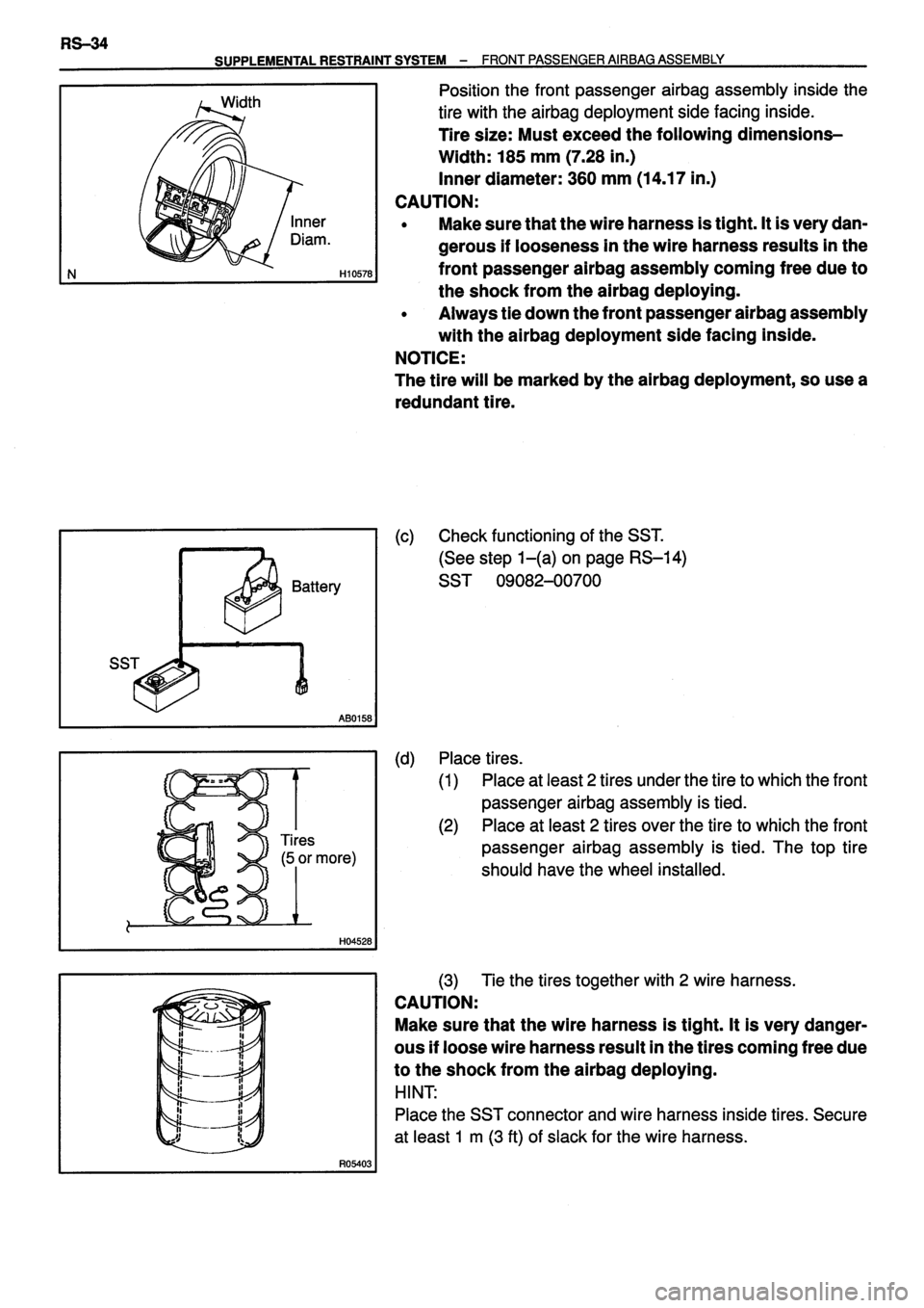 TOYOTA VERSO 1999  Repair Manual 