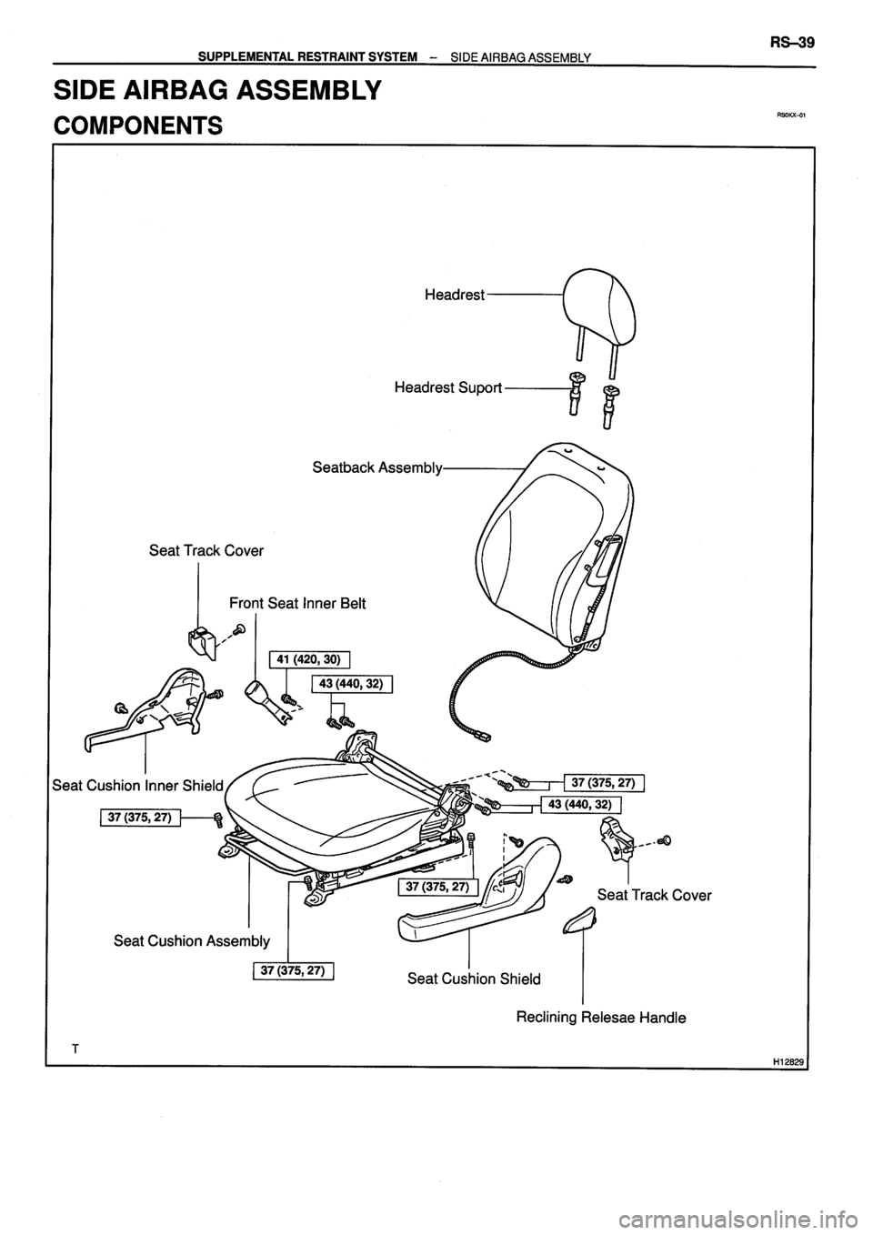 TOYOTA VERSO 1999  Repair Manual 