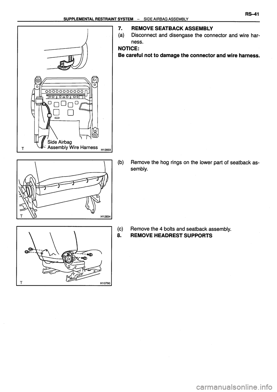 TOYOTA VERSO 1999  Repair Manual 